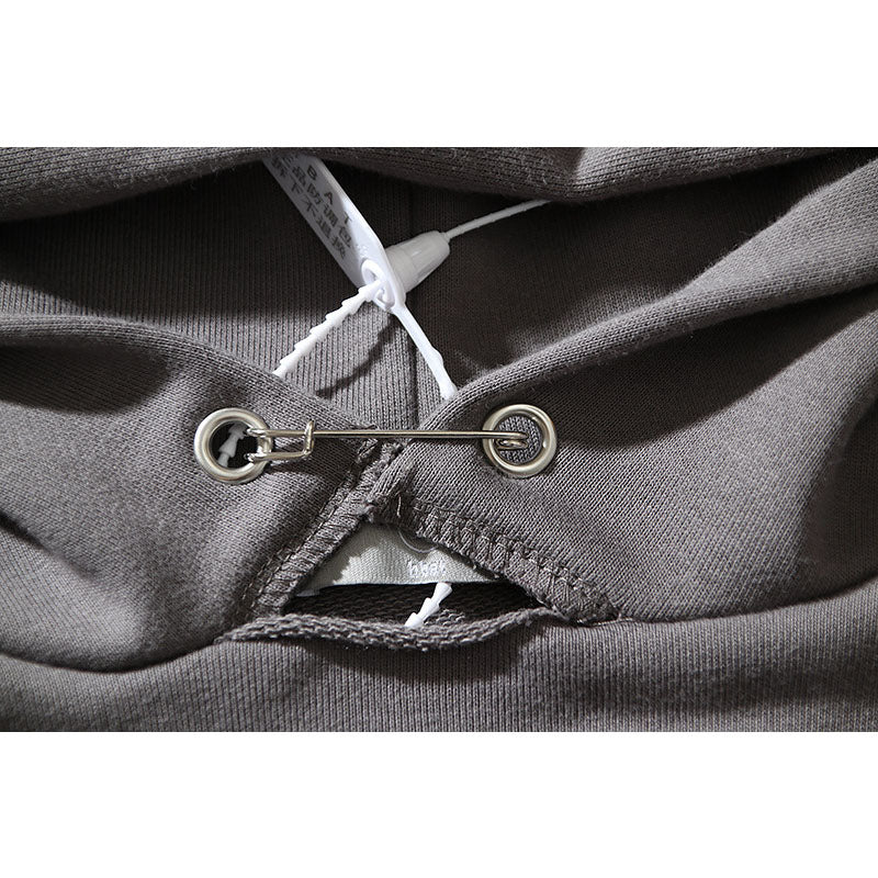 Kanye West Sunday Service Hoodie Autumn And Winter Distressed Reflective Loose Hooded Sweater