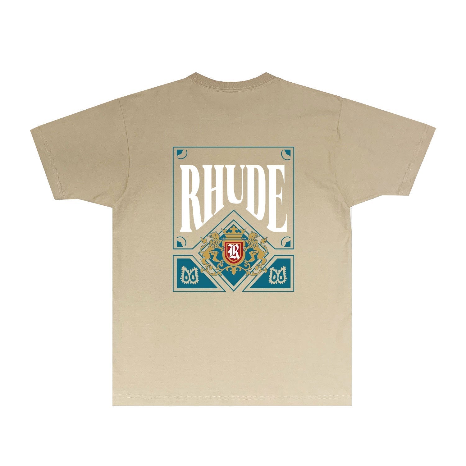 Rhude T Shirts Printed Trendy Pure Cotton