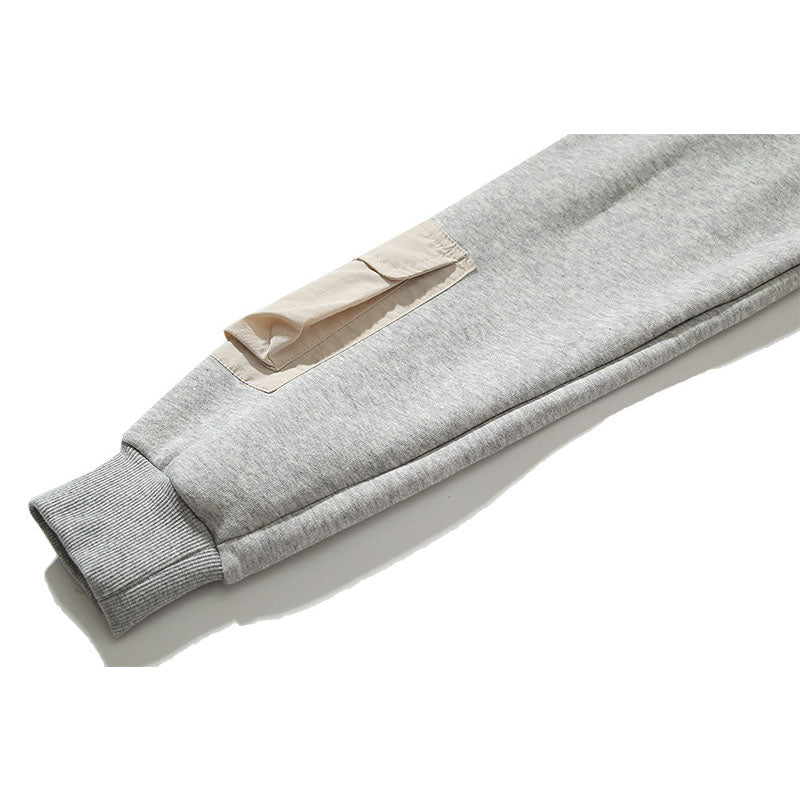 Kanye West Sunday Service Hoodie Autumn And Winter Embroidery Logo Stitching Velvet Padded Hooded Sweatshirt