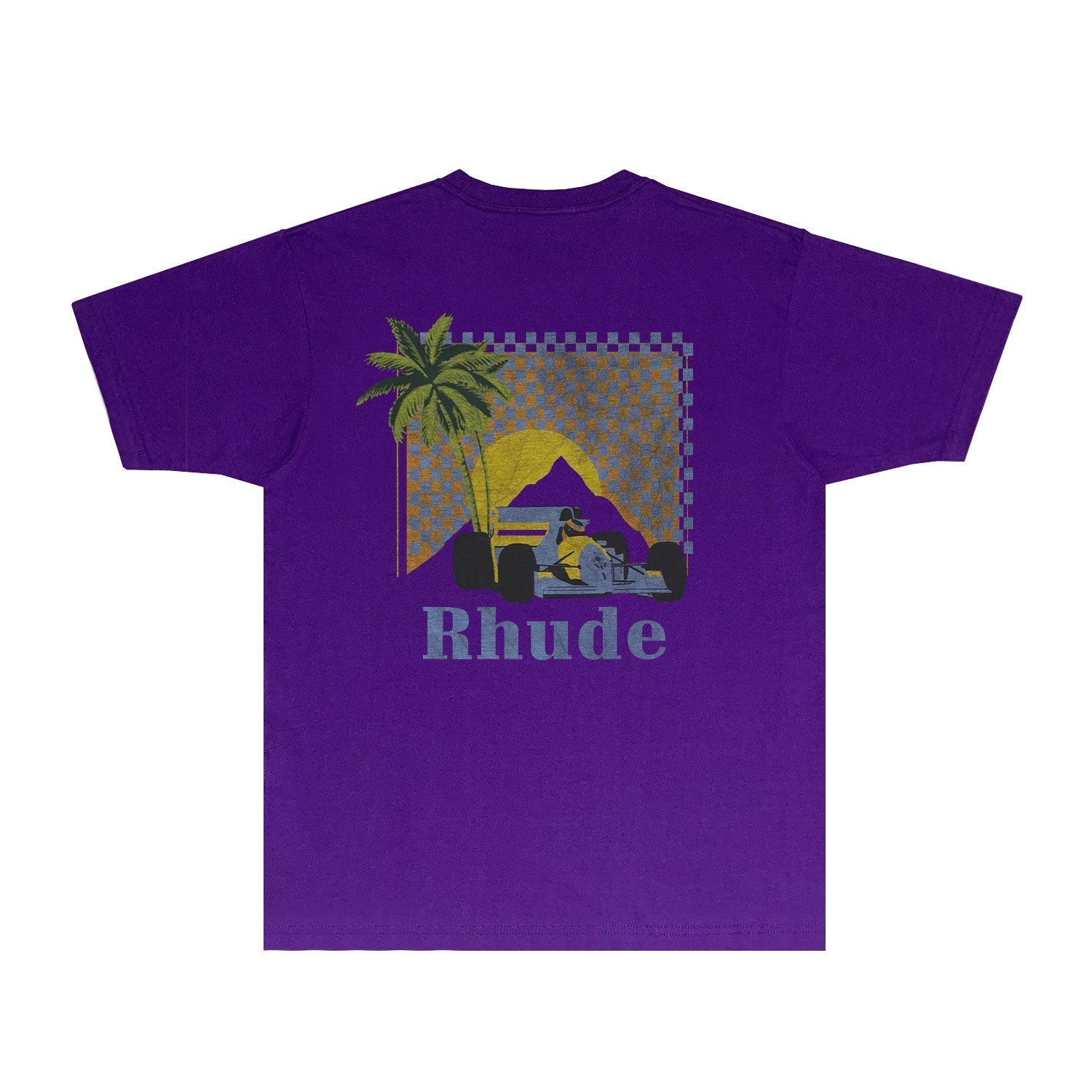 Rhude T Shirts Printed Trendy Pure Cotton