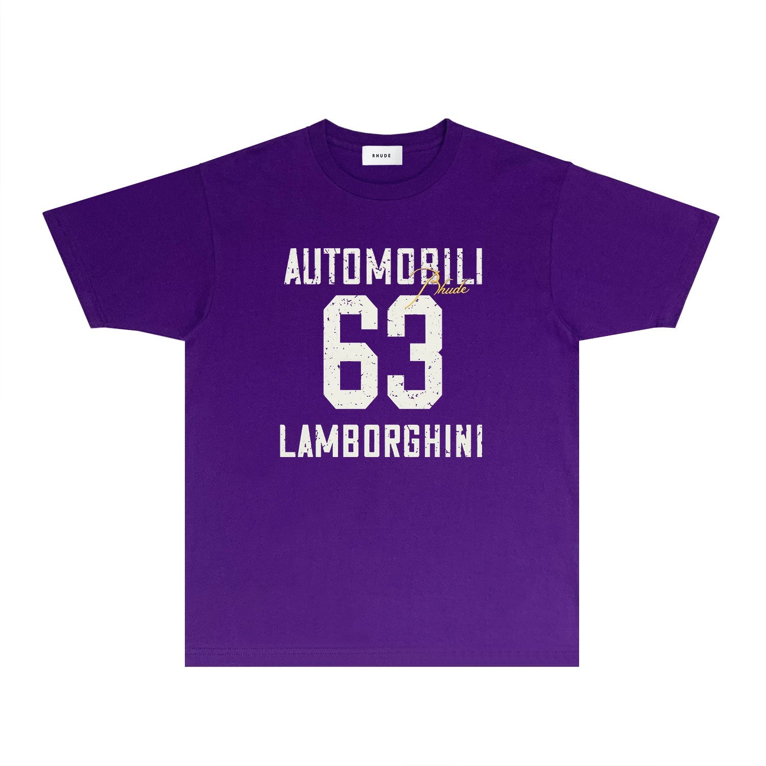 Rhude T Shirts Printed Trendy Pure Cotton