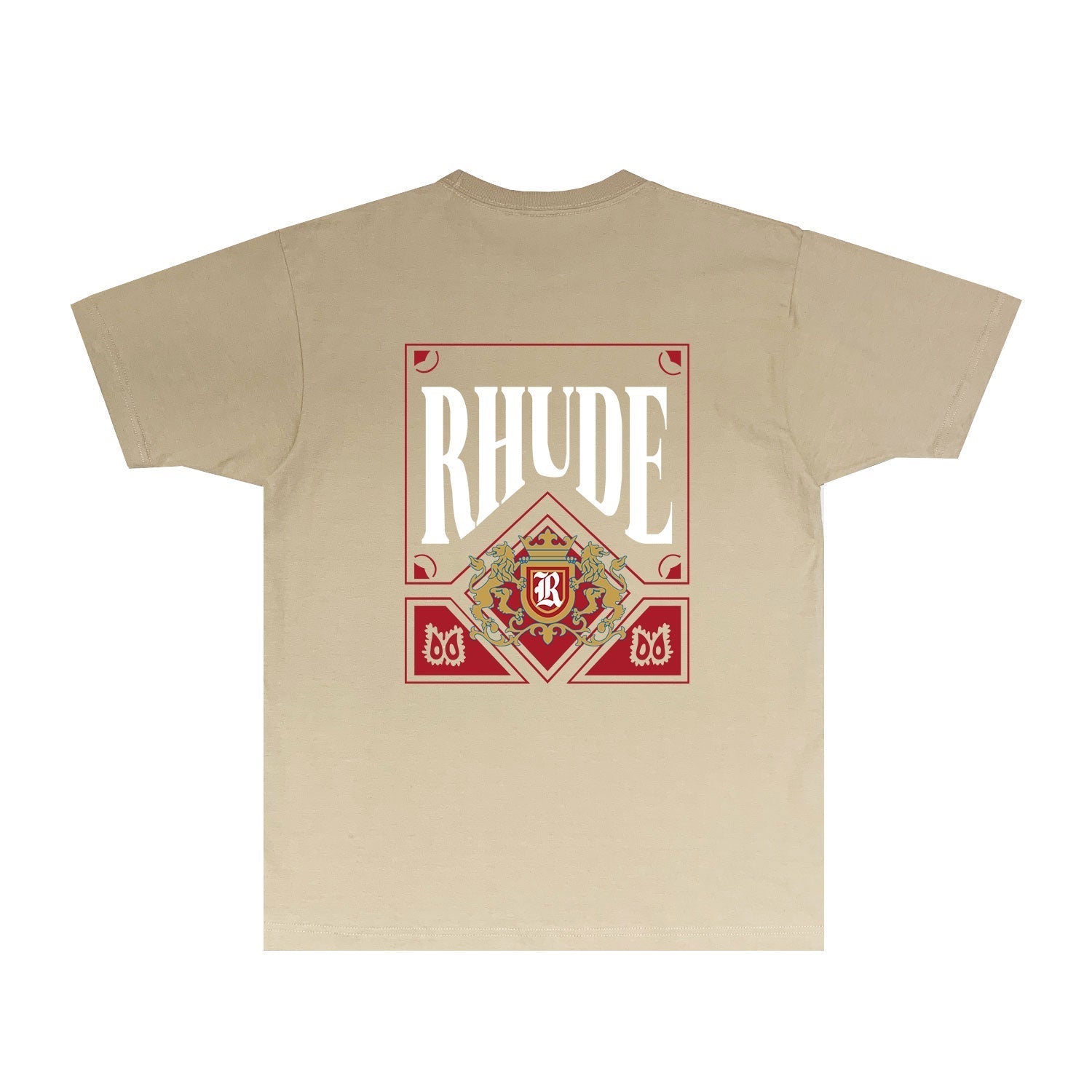 Rhude T Shirts Printed Trendy Pure Cotton