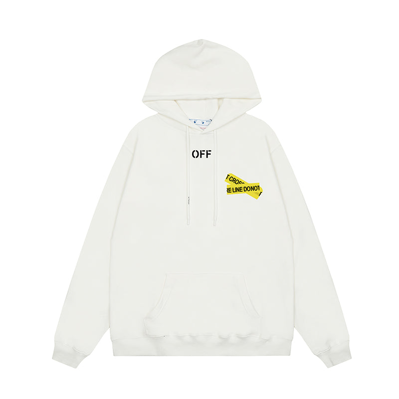 OFF WHITE Hoodie Trendy Street Style Personalized Cotton