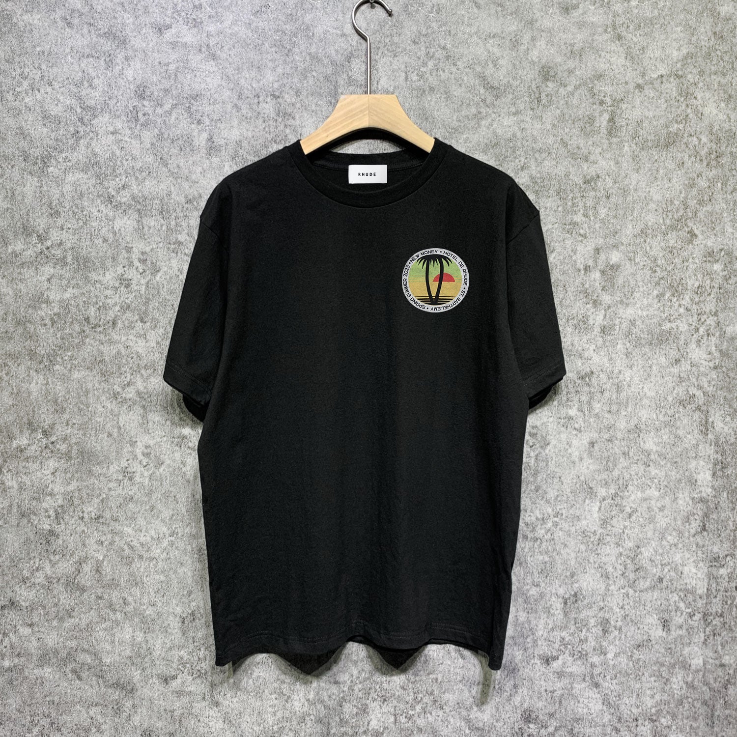 Rhude T Shirts Printed Trendy Pure Cotton