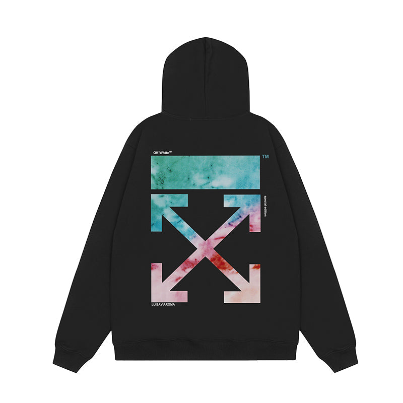 OFF WHITE Hoodie Trendy Street Style Personalized Cotton