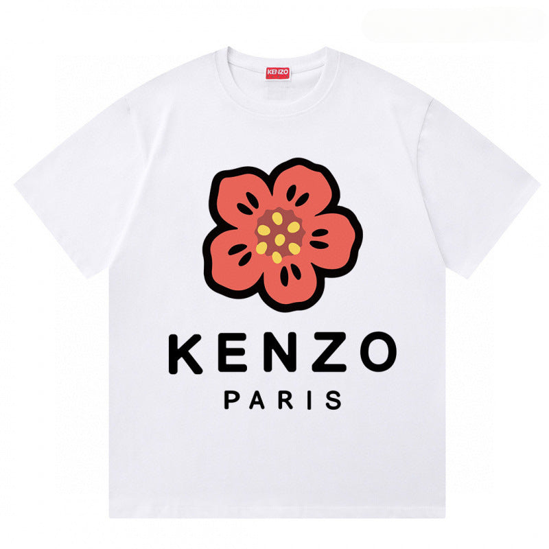 KENZO T Shirt Summer Tiger Head Casual