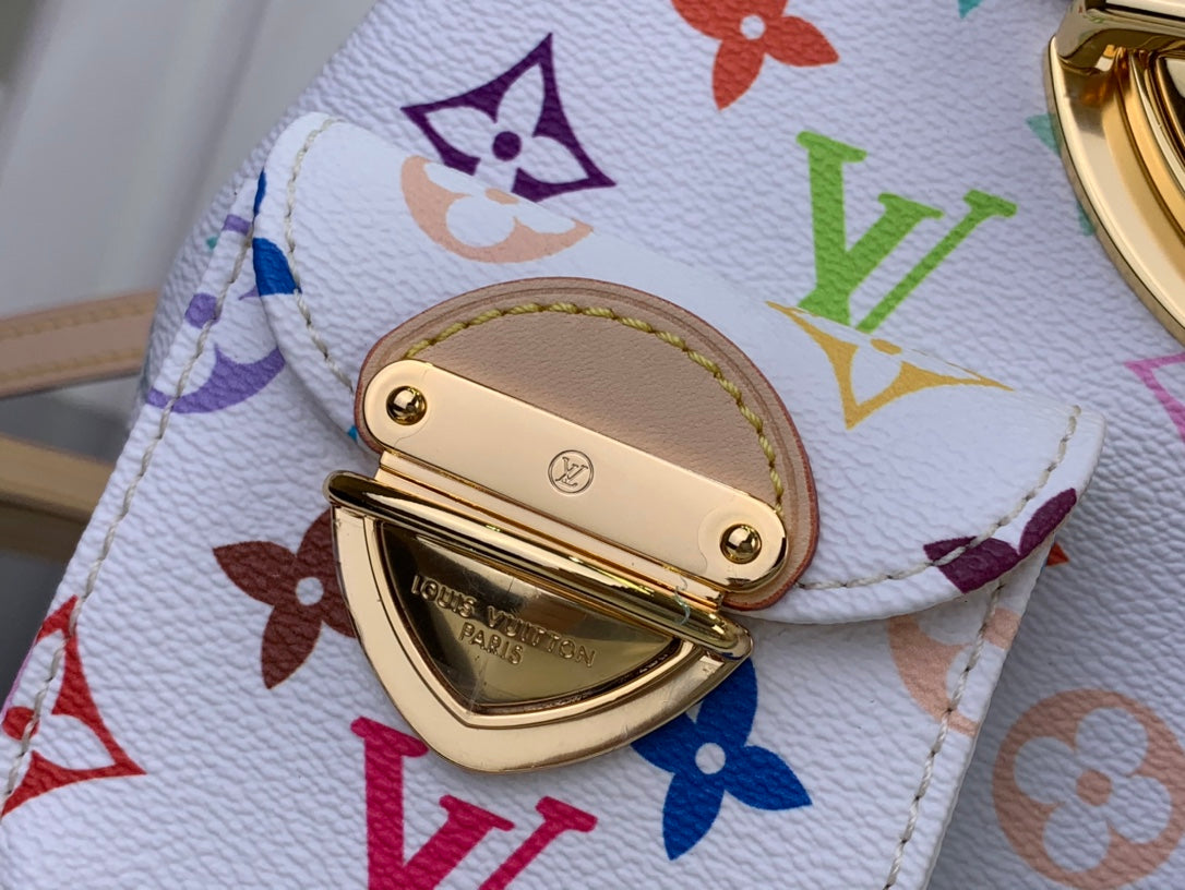 ＬＳ ＶＴＴＯＮ X TAKASHI MURAKAMI VENICE BACKPACK WHITE MULTICOLORED