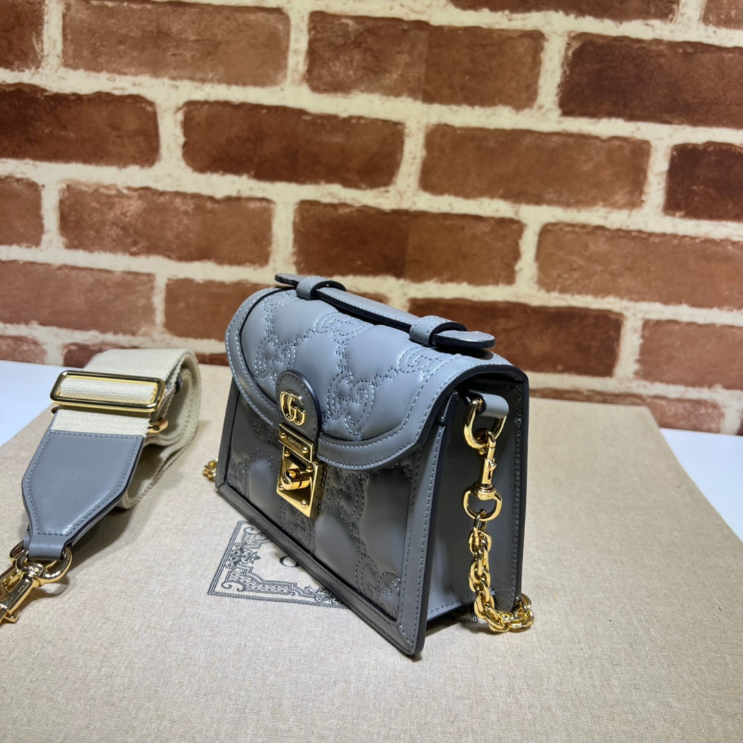 ＧＣＣＩGG MARMONT TOP HANDLE BAG GREY