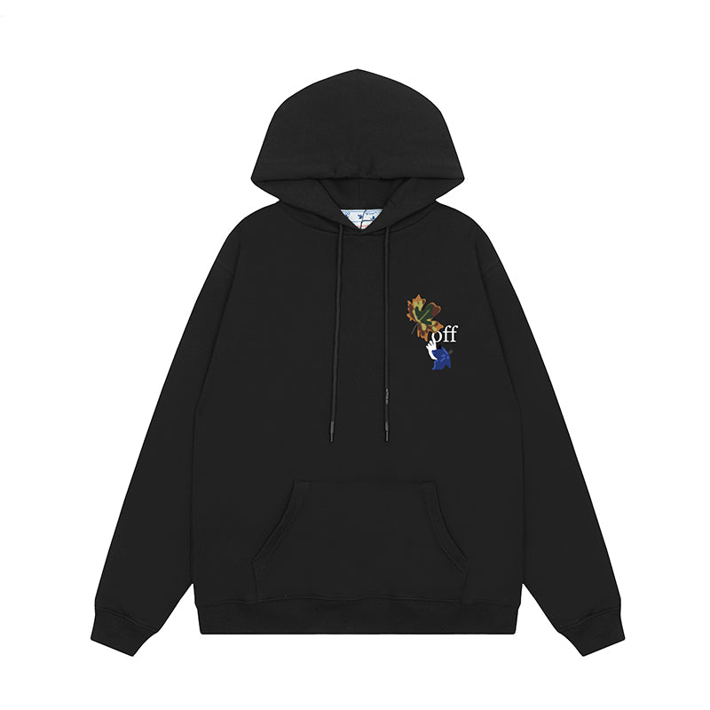 OFF WHITE Hoodie Trendy Street Style Personalized Cotton