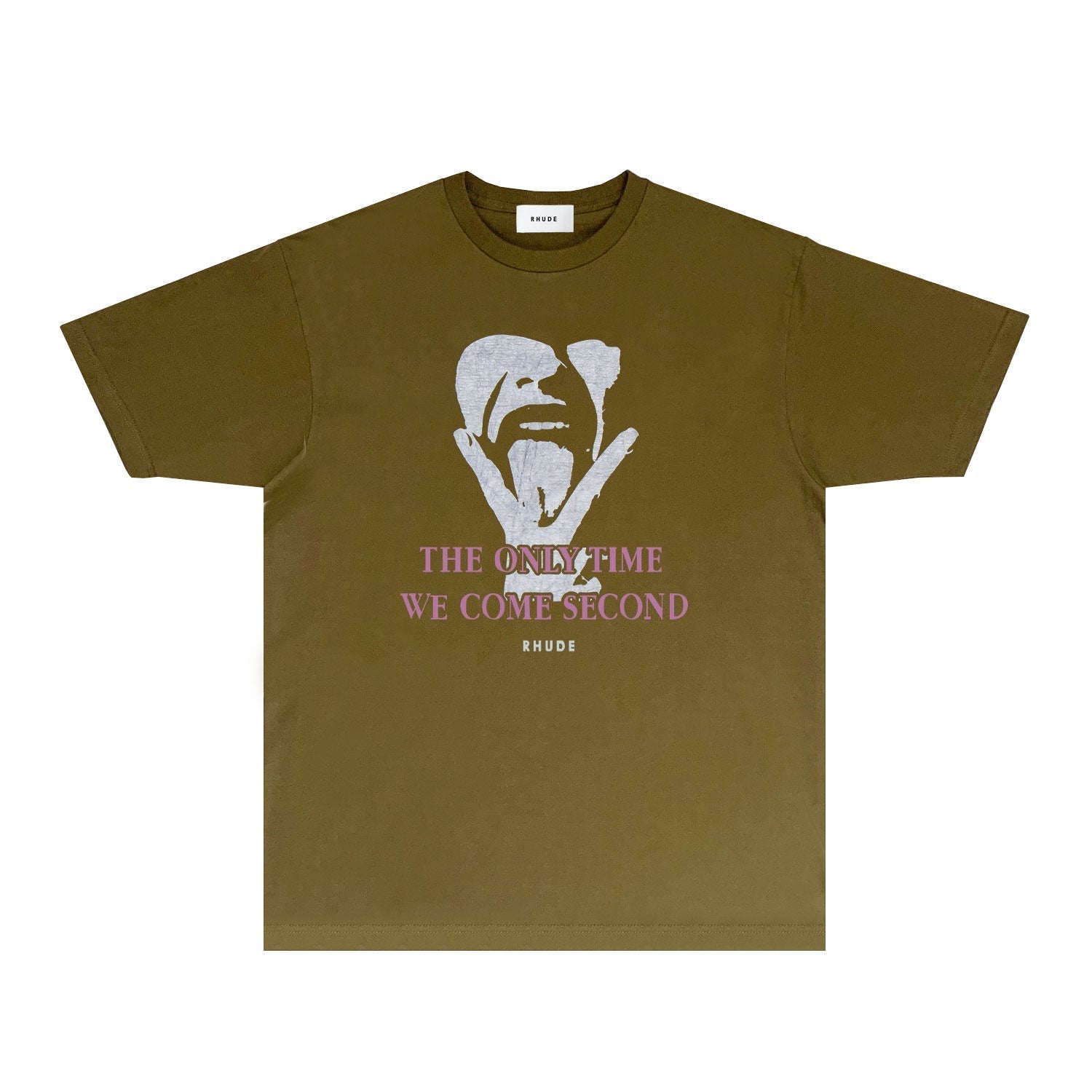 Rhude T Shirts Printed Trendy Pure Cotton