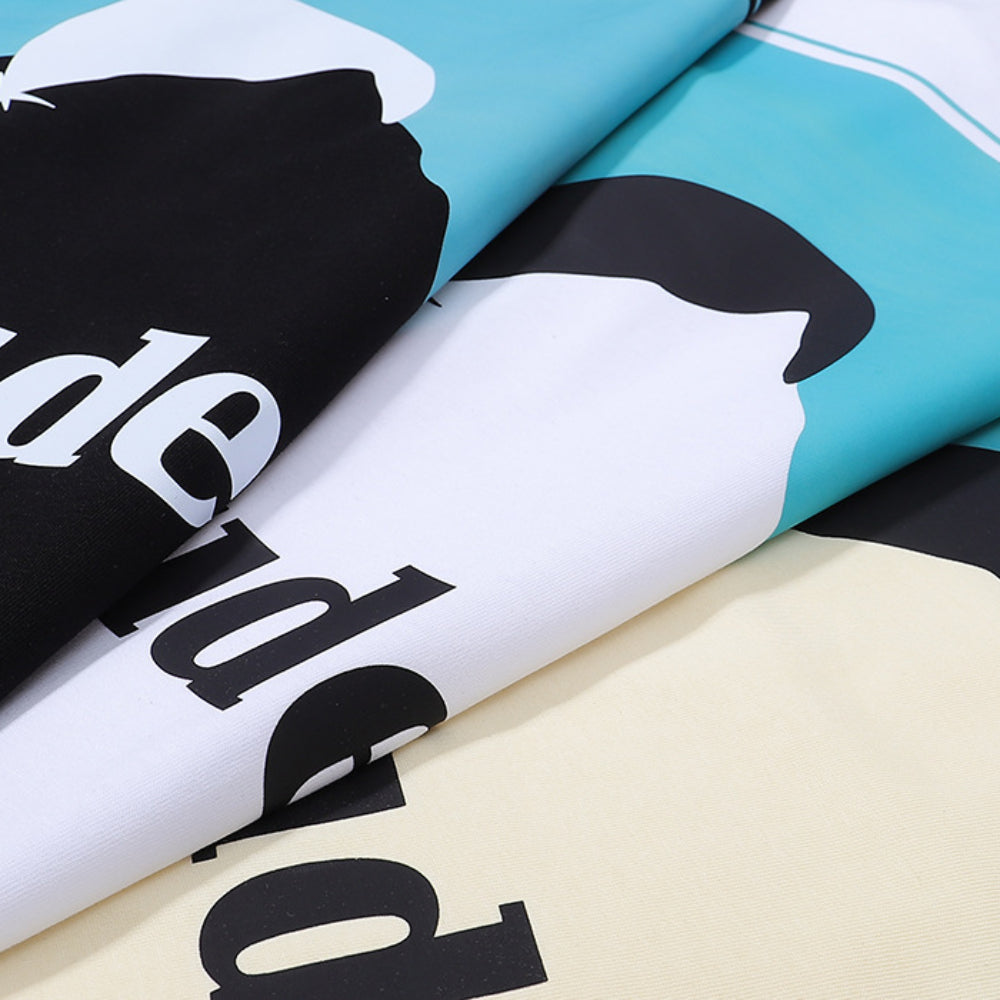 Rhude T Shirt Sunset Classic Alphabet Print Short Sleeve T-Shirt