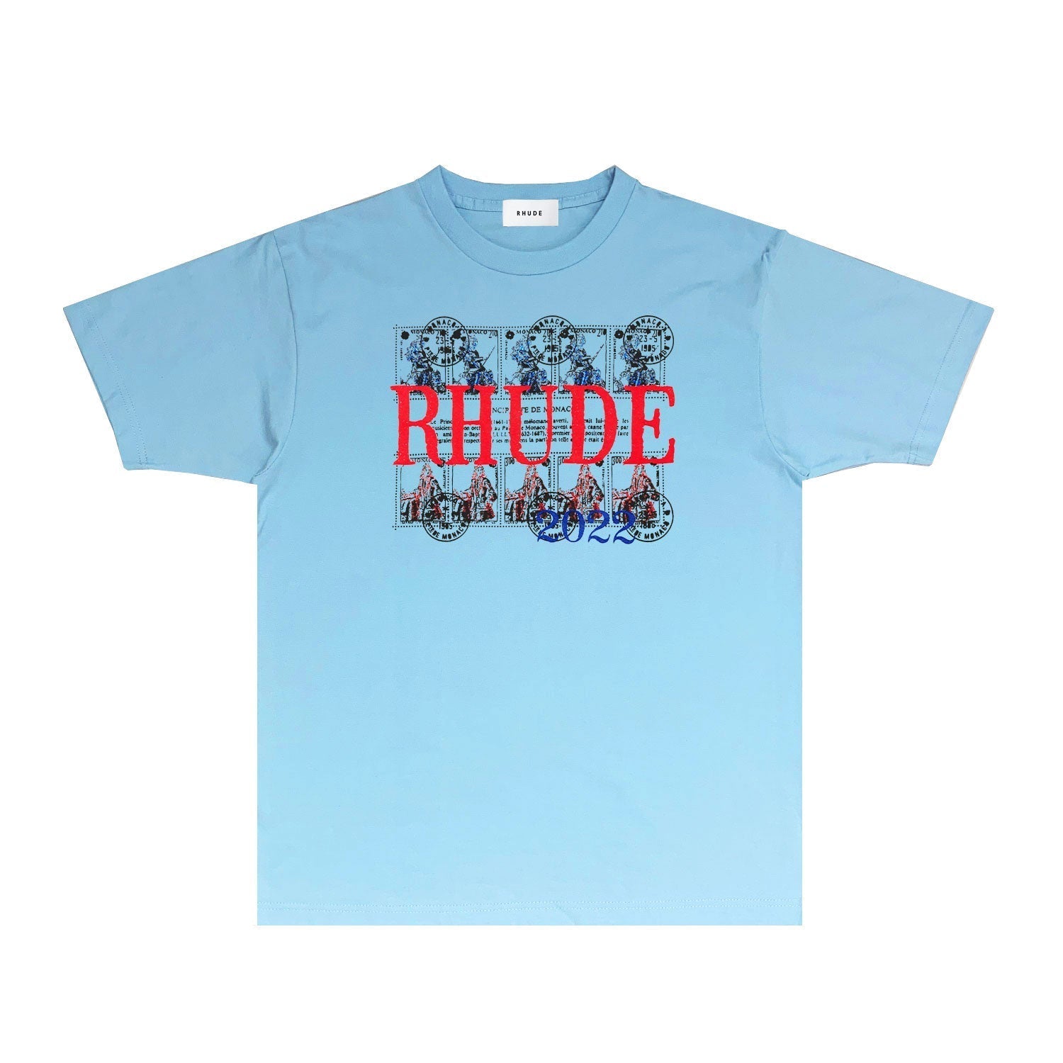 Rhude T Shirts Printed Trendy Pure Cotton
