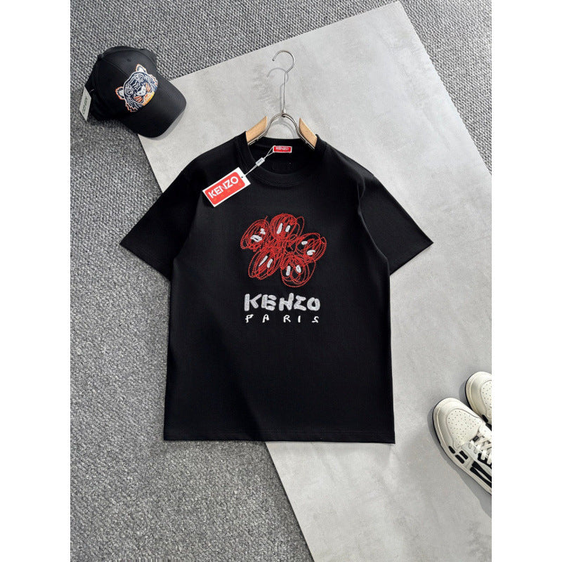 KENZO T Shirt Summer Tiger Head Casual