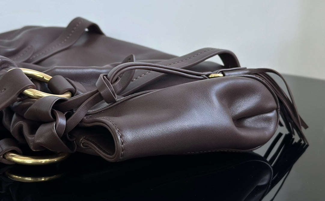 ＭＩ ＭＵ JOIE NAPPA LEATHER BAG BRIARWOOD