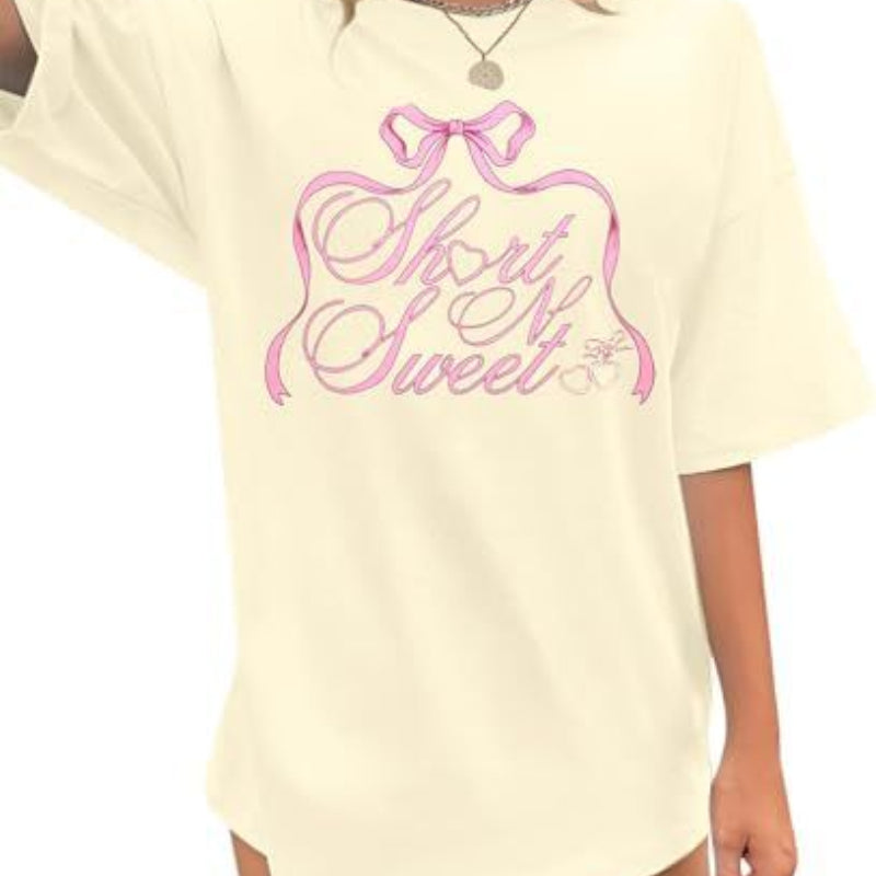 Country Music Concert Shirt Women Short N' Sweet Tour