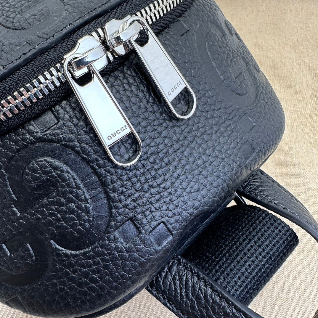 ＧＣＣＩGG JUMBO SMALL SLINGBAG BLACK