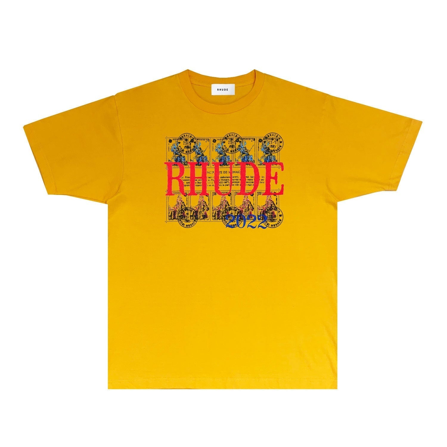 Rhude T Shirts Printed Trendy Pure Cotton