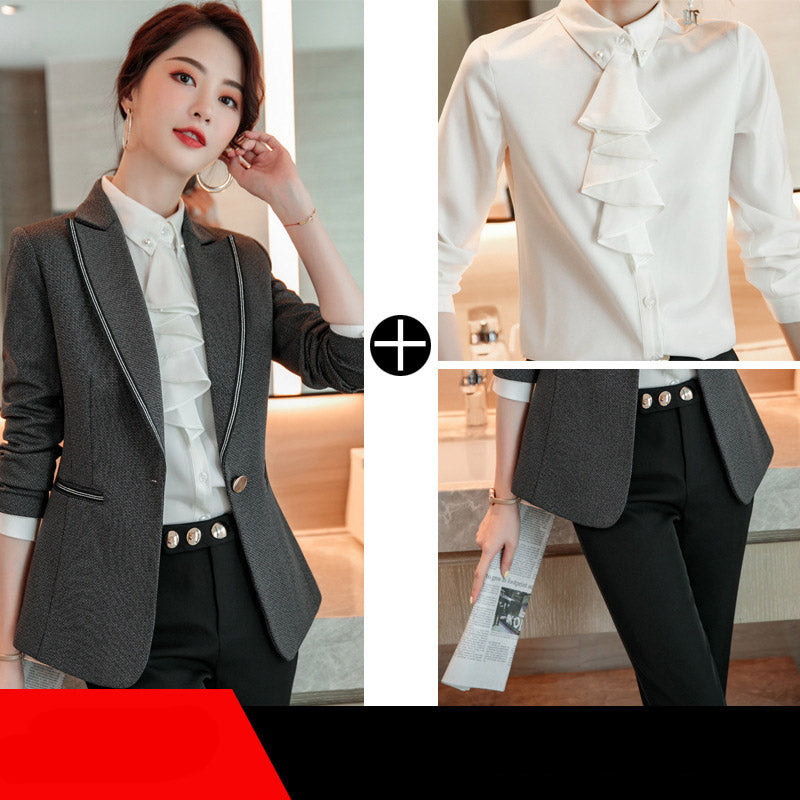 Interview Suit Women's Suit Jacket Women's Coat Autumn Long Sleeve