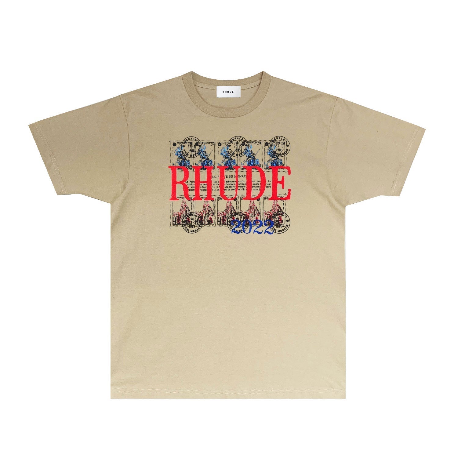 Rhude T Shirts Printed Trendy Pure Cotton