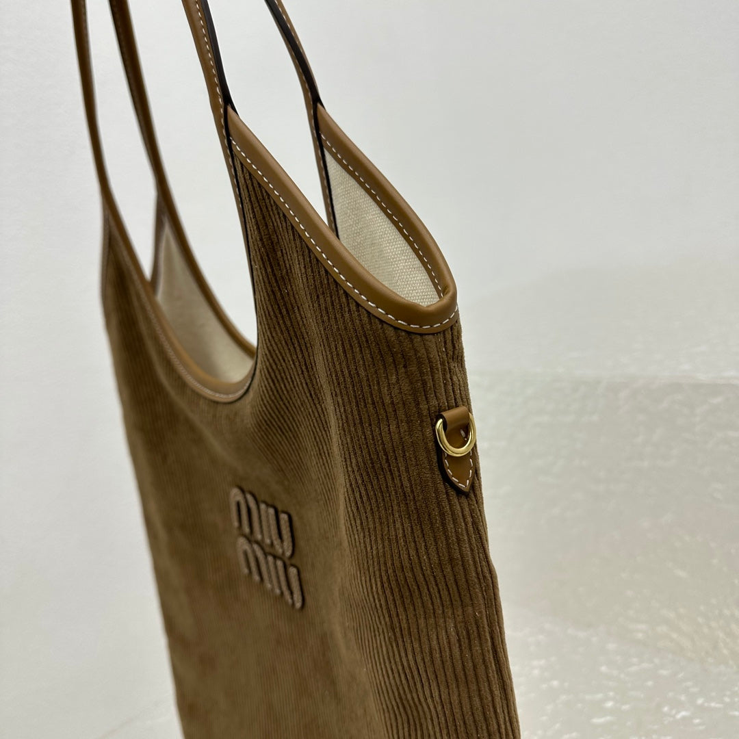 ＭＩ ＭＵ IVY CORDUROY BAG CINNAMON