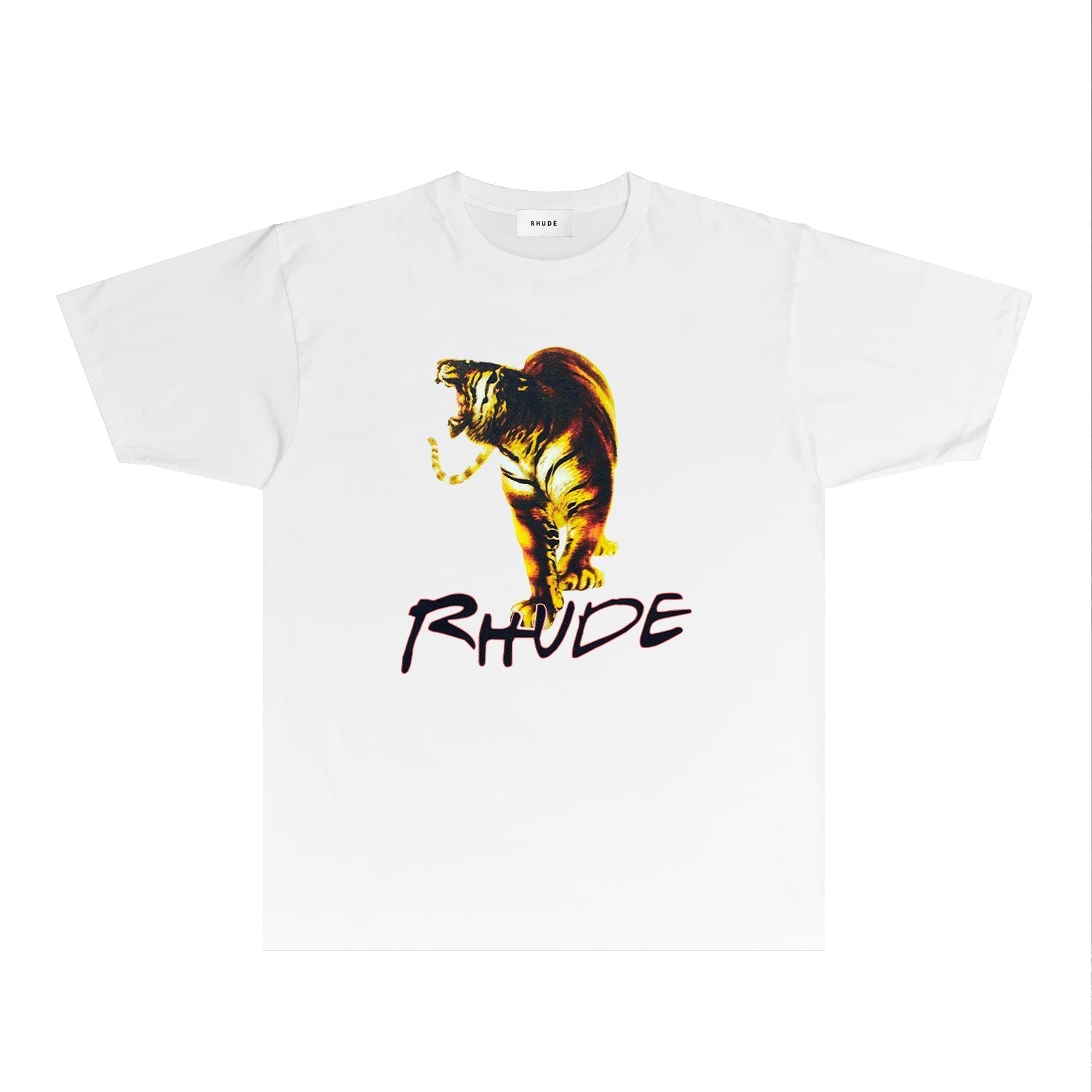 Rhude T Shirts Printed Trendy Pure Cotton