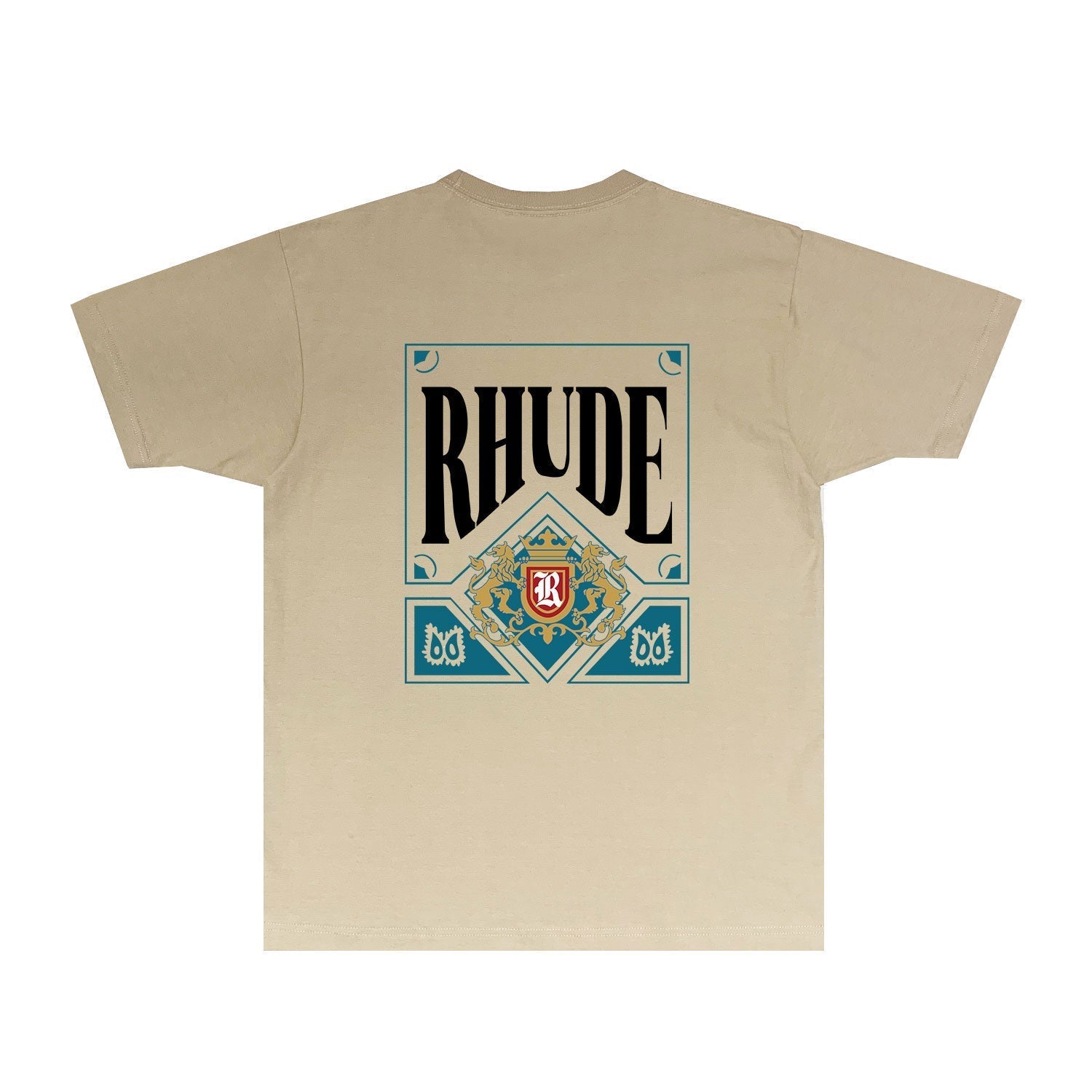 Rhude T Shirts Printed Trendy Pure Cotton