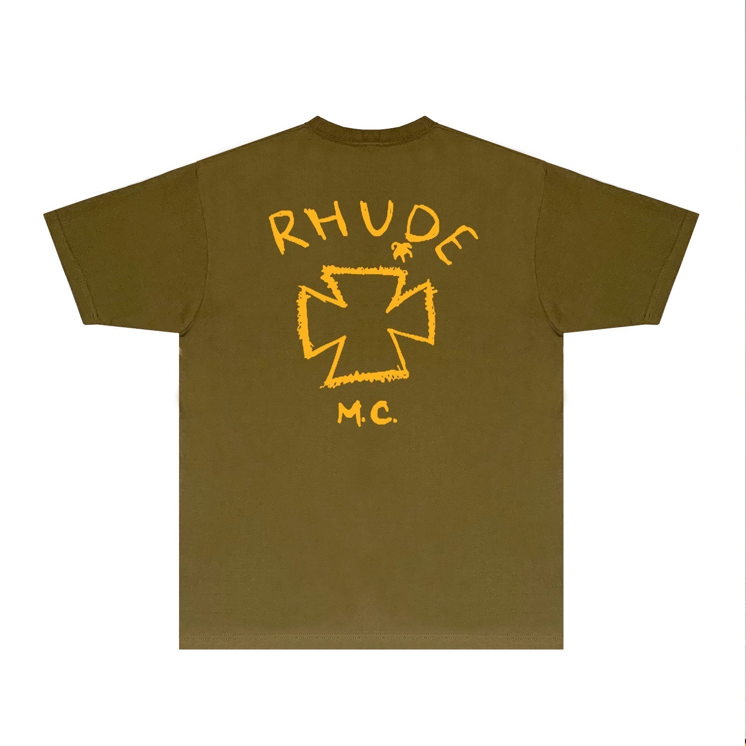 Rhude T Shirts Printed Trendy Pure Cotton