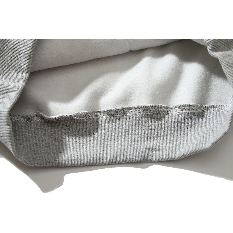 Kanye West Sunday Service Hoodie Autumn And Winter Embroidery Logo Stitching Velvet Padded Hooded Sweatshirt