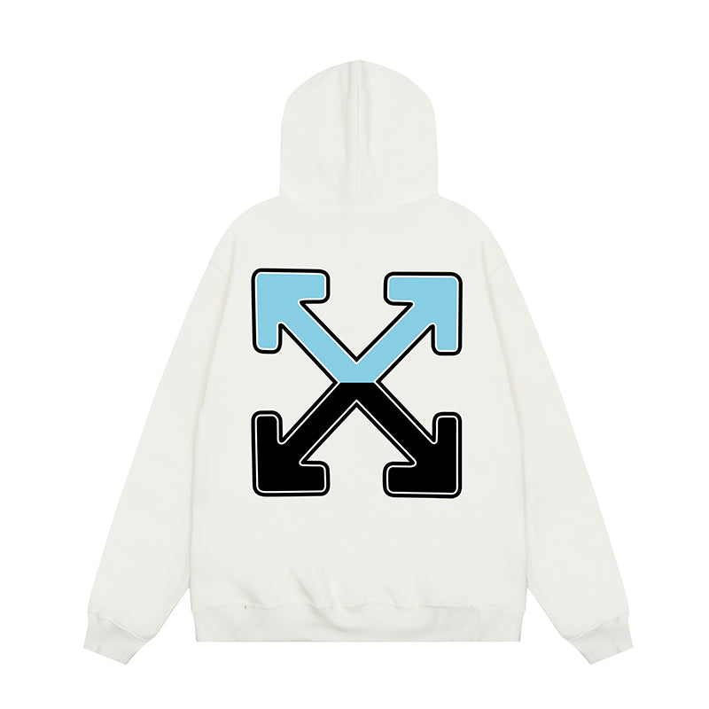 OFF WHITE Hoodie Trendy Street Style Personalized Cotton