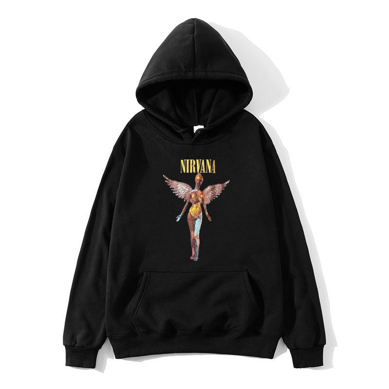 Nirvana Hoodie Ye Distressed Hoodie Sweatshirt Rock Hip Hop Men And Women