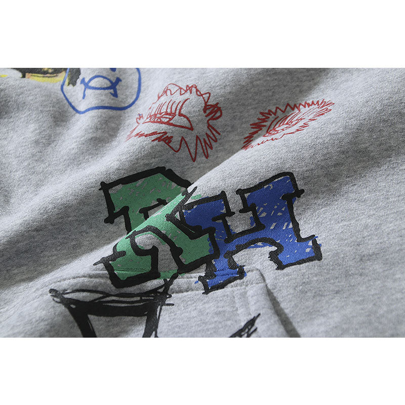 Kanye West Sunday Service Hoodie Autumn And Winter Hand Painted Graffiti Couple Hooded Sweater