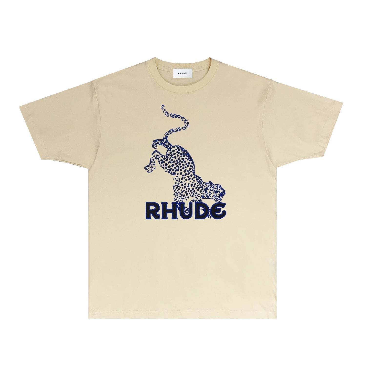 Rhude T Shirts Printed Trendy Pure Cotton