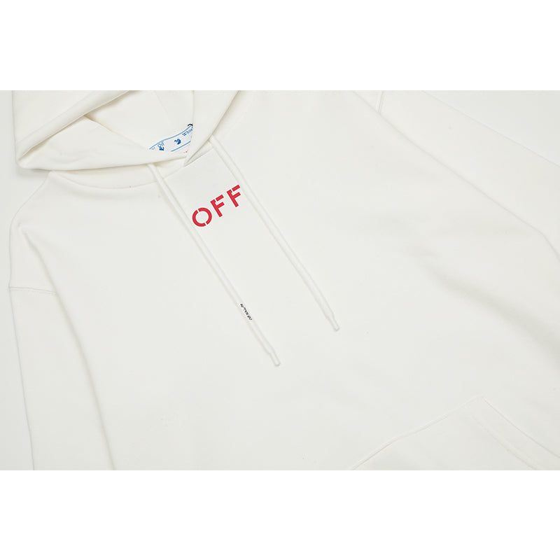 OFF WHITE Hoodie Trendy Street Style Personalized Cotton