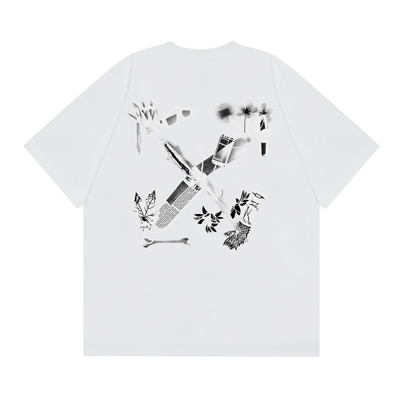 Off White T Shirts Direct Printing Pattern