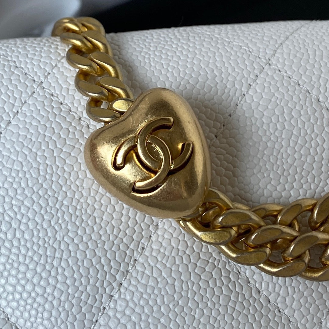 ＣＨＮＥＬ SHOULDER BAG BLACK/WHITE