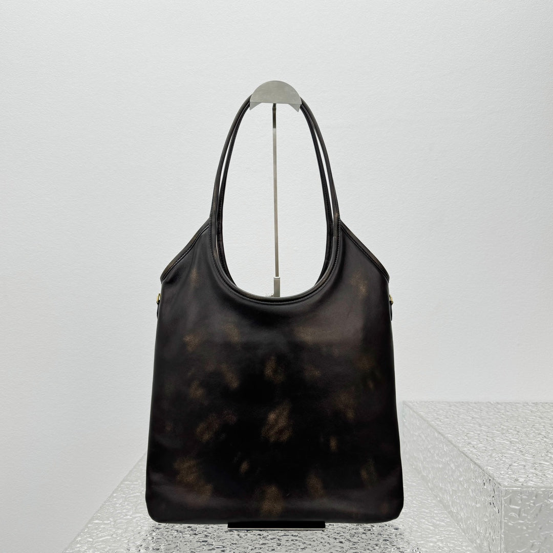 ＭＩ ＭＵ IVY LEATHER BAG COFFE