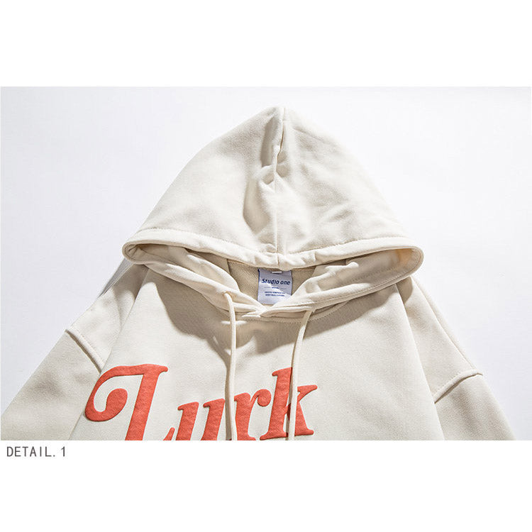 Men Graphic Hoodies Men's Printed Loose-Fitting Casual Pullover