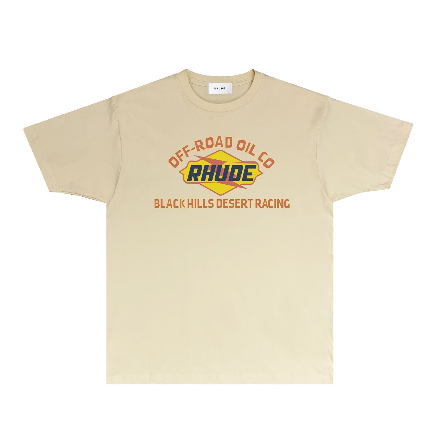 Rhude T Shirts Printed Trendy Pure Cotton
