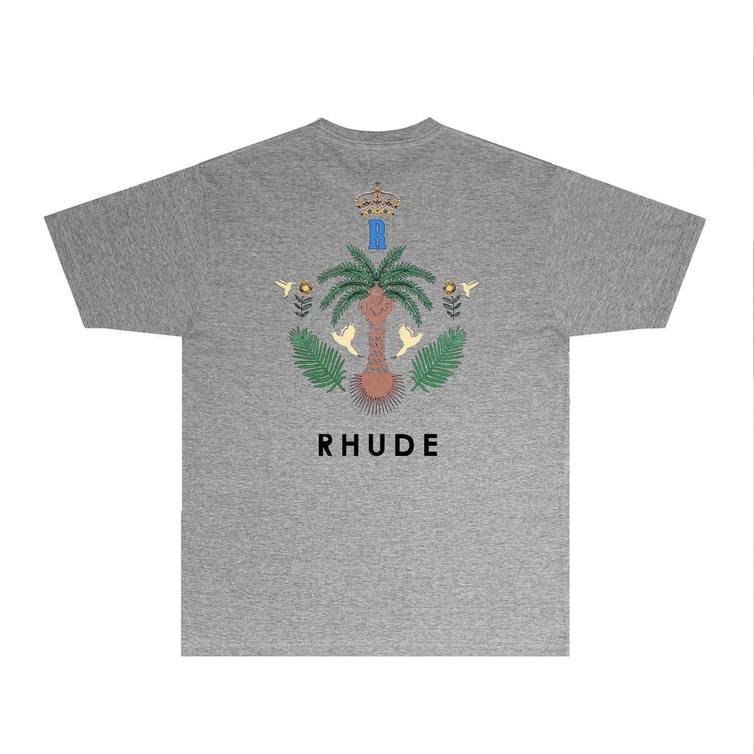 Rhude T Shirts Printed Trendy Pure Cotton