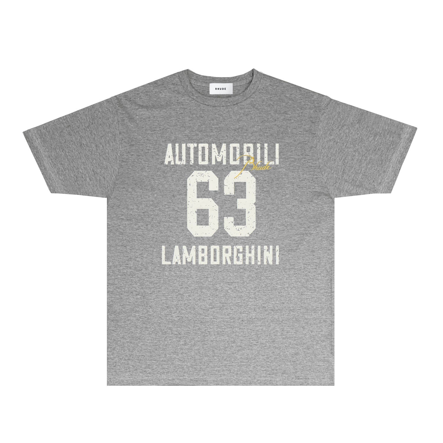 Rhude T Shirts Printed Trendy Pure Cotton