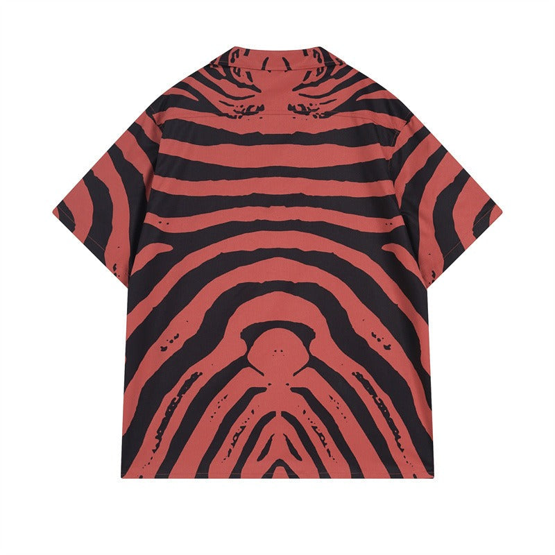 Rhude T Shirt Zebra Letter Embroidery Casual Short Sleeve Shirt, Shorts