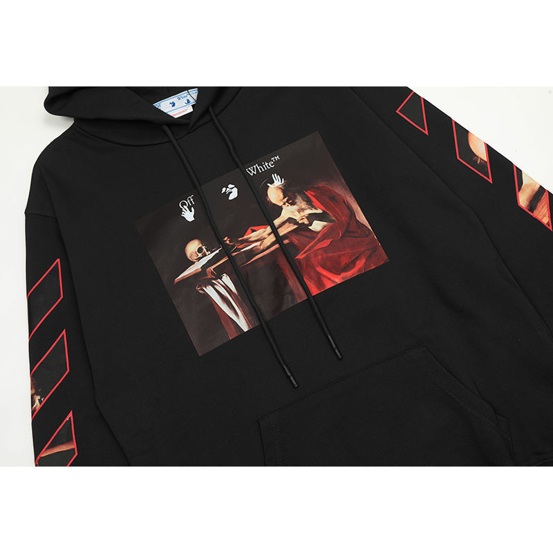 OFF WHITE Hoodie Trendy Street Style Personalized Cotton