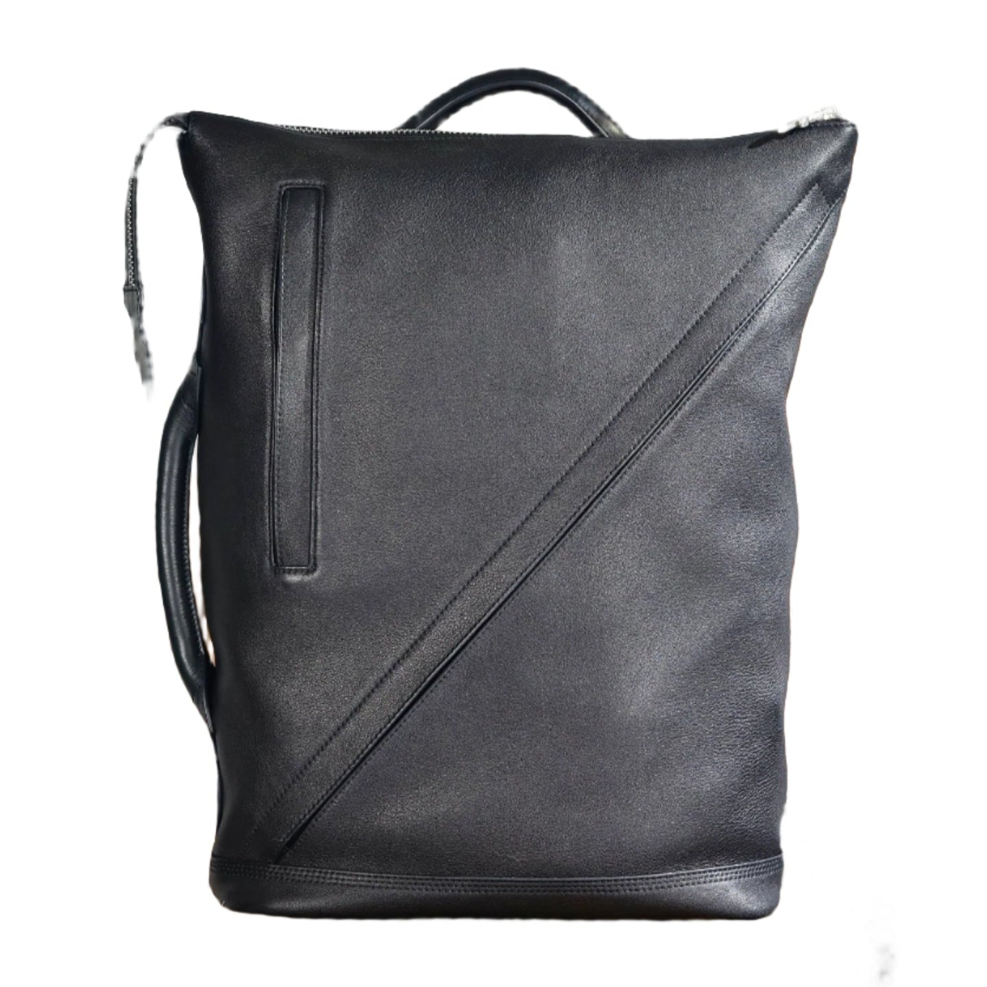 ＣＨＲＭ ＨＲＴＳ LEATHER DOUBLE SIDED SLING BACKPACK BLACK
