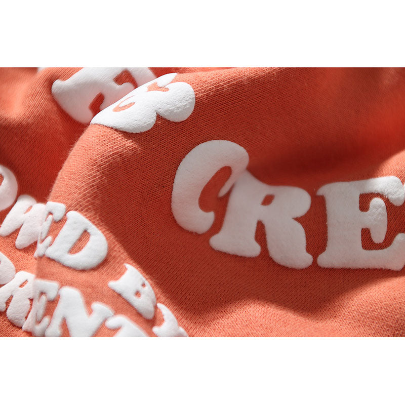 Kanye West Sunday Service Hoodie Oversize Orange Brown Color Matching Hooded Sweater For Men And Women