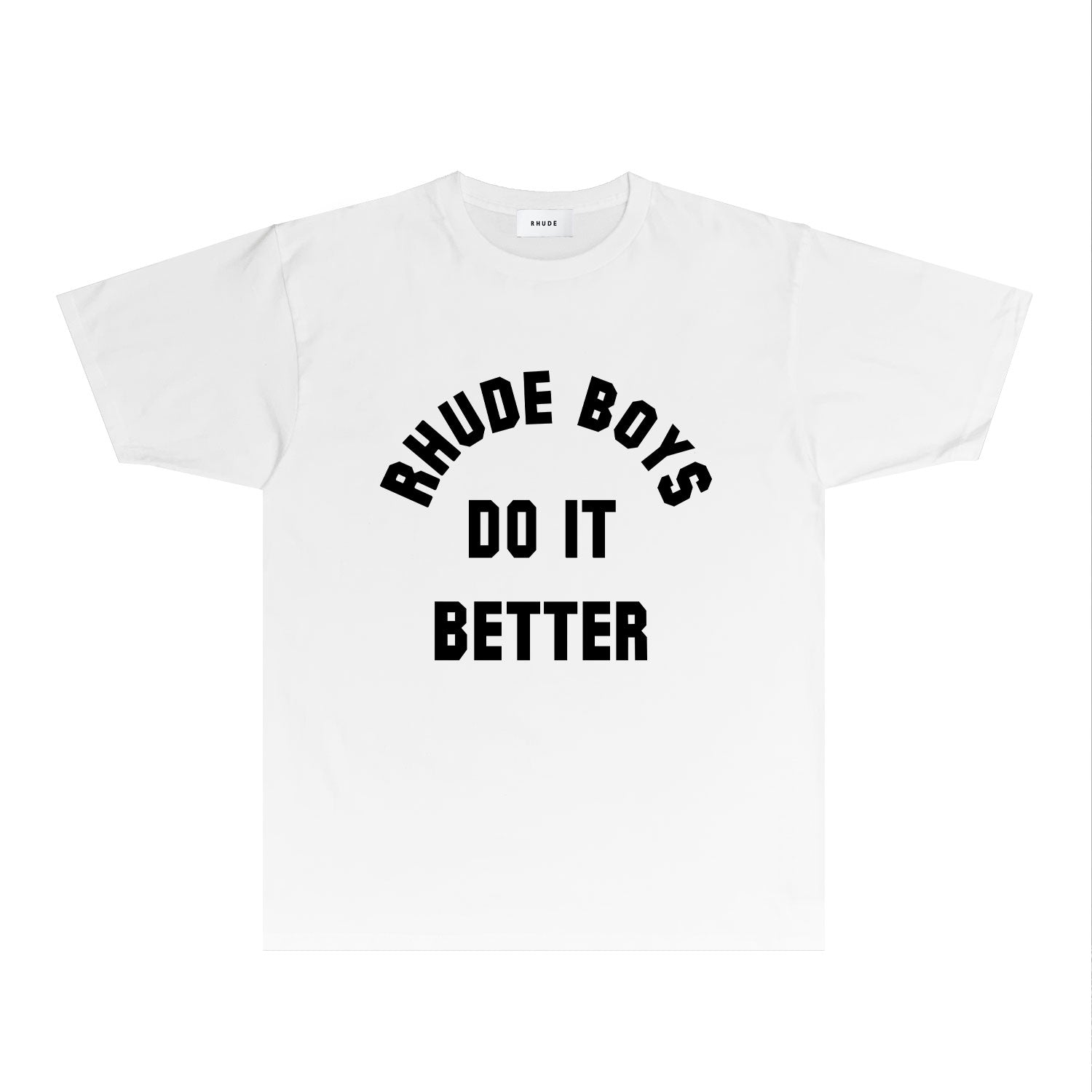 Rhude T Shirts Printed Trendy Pure Cotton