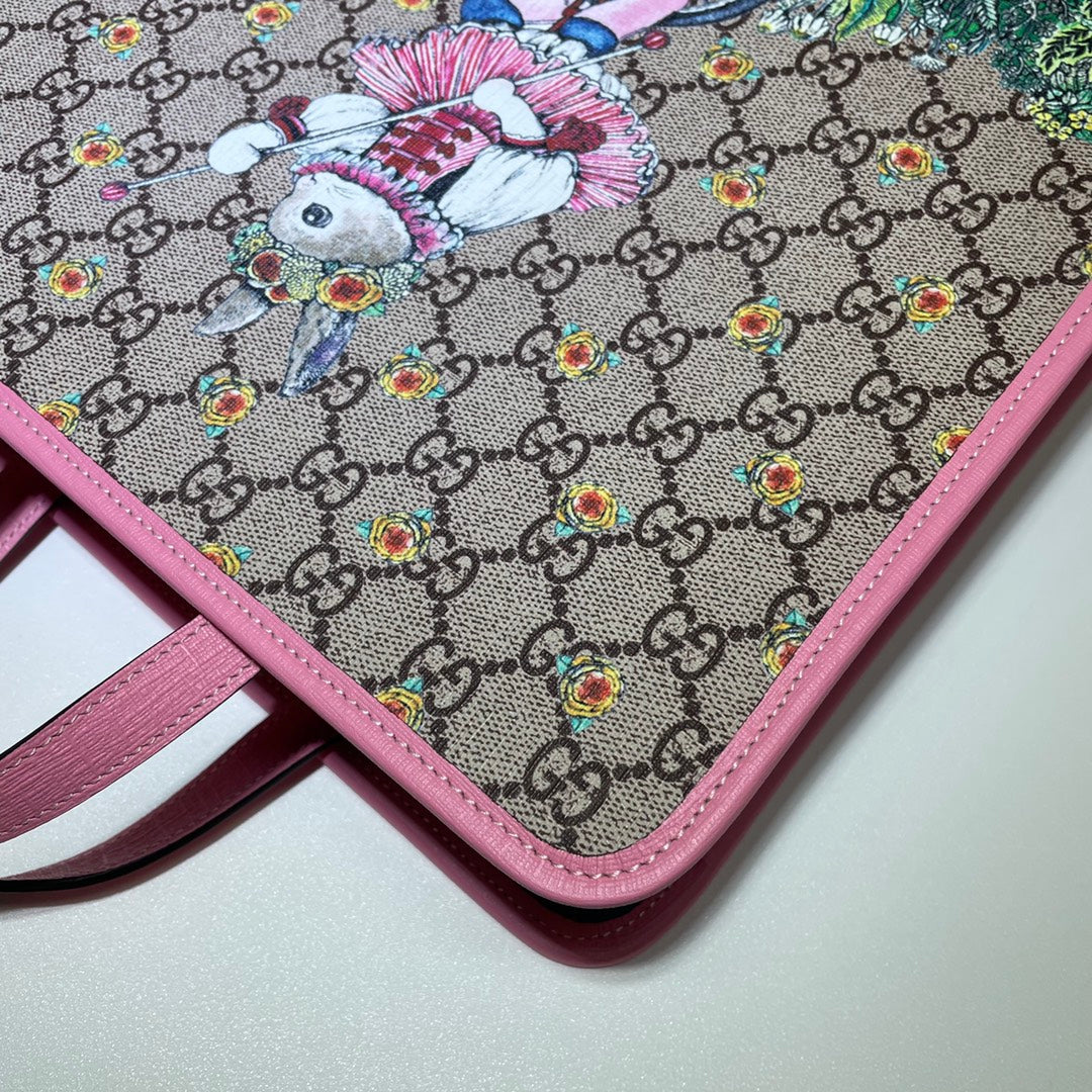 ＧＣＣＩKIDS TOTE BAG GG SUPREME CANVAS