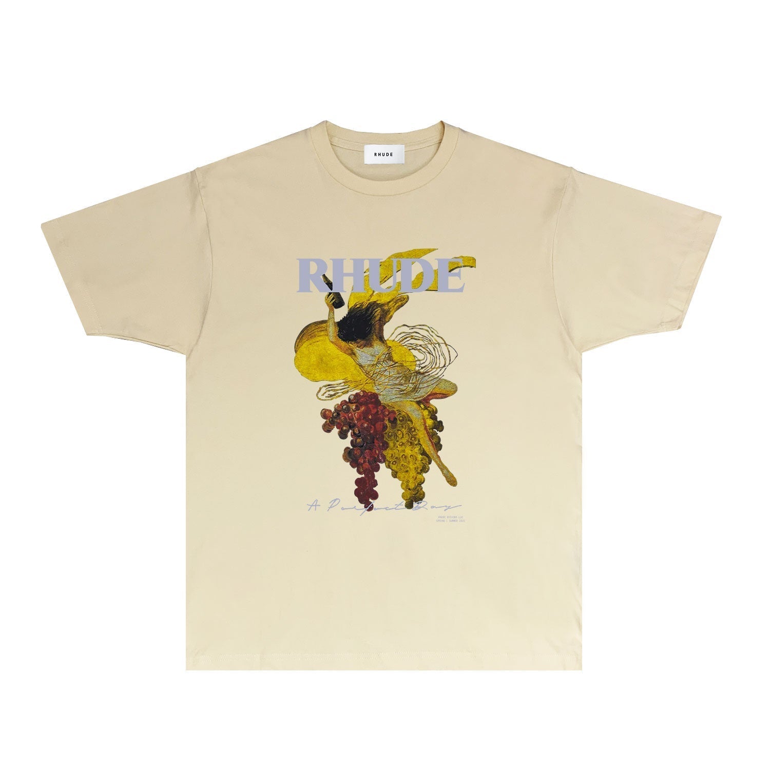 Rhude T Shirts Printed Trendy Pure Cotton