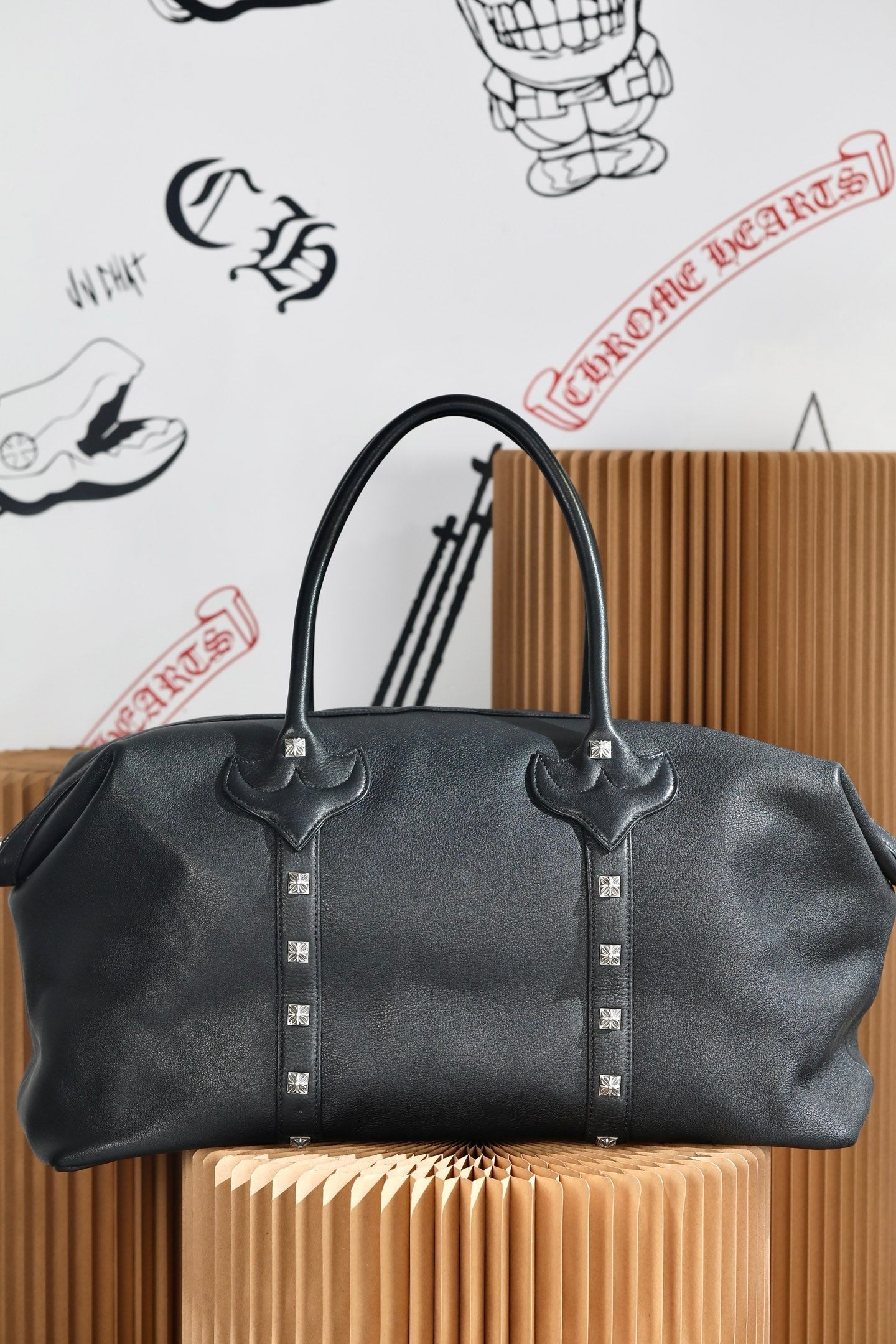 ＣＨＲＭ ＨＲＴＳ MONICA CROSS DUFFLE BAG BLACK