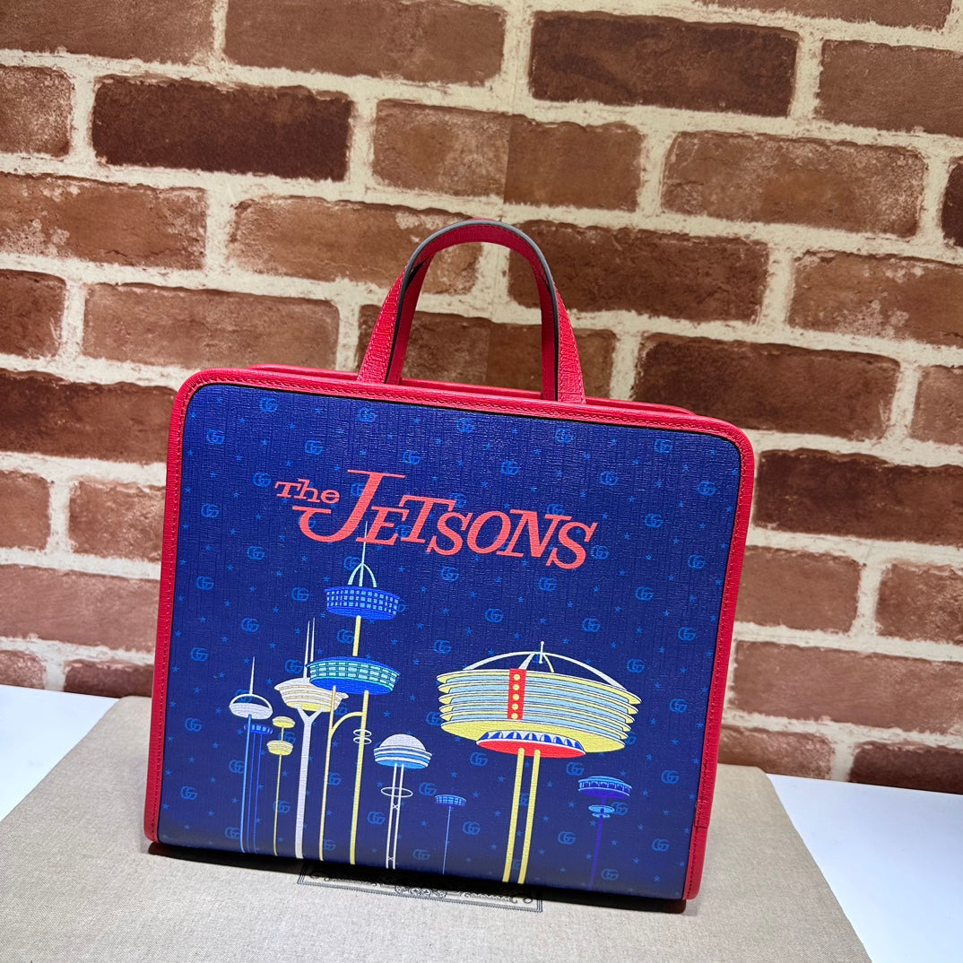 ＧＣＣＩKIDS X J E T S O N S ALL-OVER PRINTED TOTE BAG