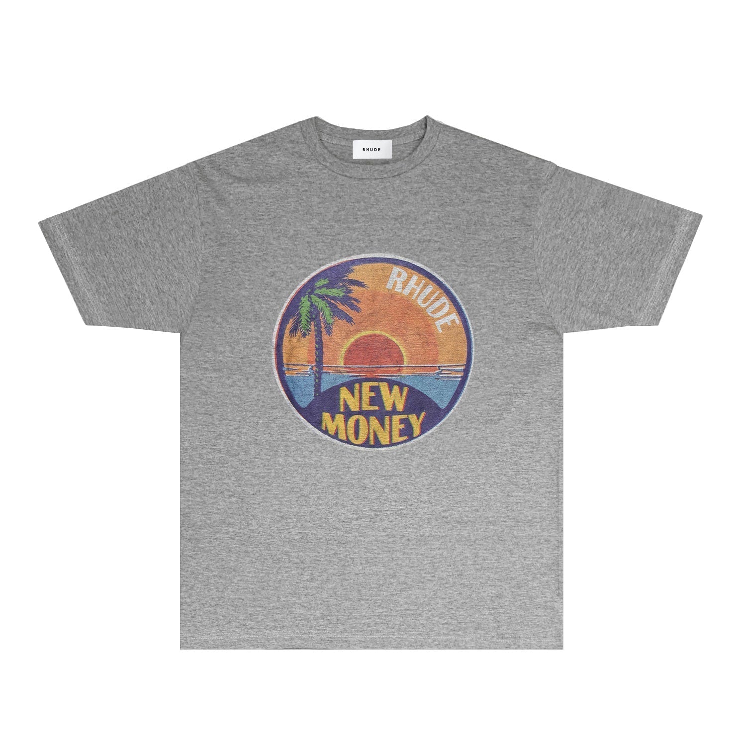 Rhude T Shirts Printed Trendy Pure Cotton